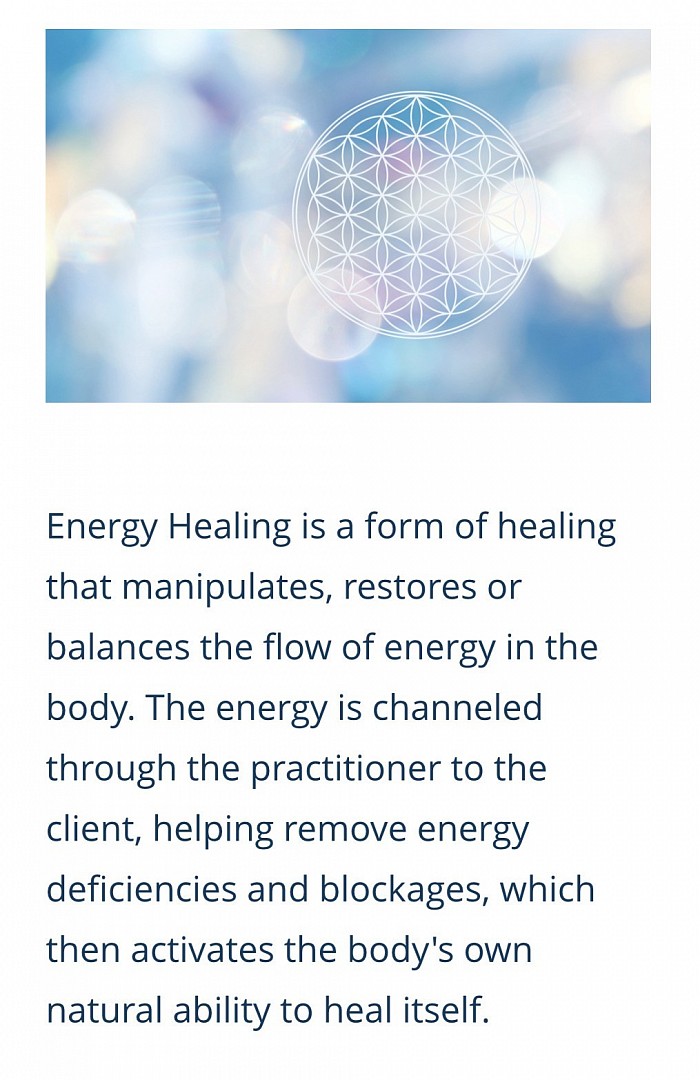 Energy healing